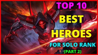 TOP 10 BEST HEROES TO RANK UP FAST IN MOBILE LEGENDS SEASON 19