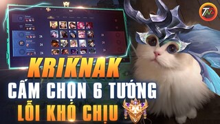 Liên quân Cấm 6 Tướng khiến AE rank ĐƠN ức chế khi leo Cao Thủ Kriknak mùa 20 Chiến Trường 4.0 TNG