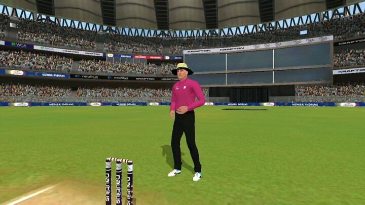 Nitish Kumar delivers a brilliant ball!🏏 The batter picks out the gully fielder — what a catch!