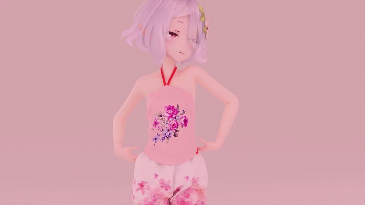 [MMD]Kokkoro of <Princess Connect!> dancing in a bikini