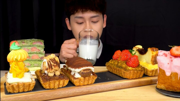 Mukbang các loại bánh ngọt #mukbang #ASMR