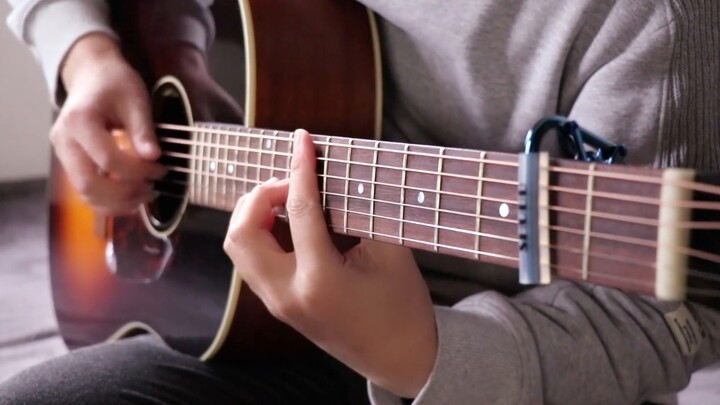 [Fingerstyle Guitar] รุ่นมาตรฐานเล่นเพลง "The Wind Rises" ได้นุ่มนวลที่สุดด้วยกีตาร์ที่คืนความโซโลสล