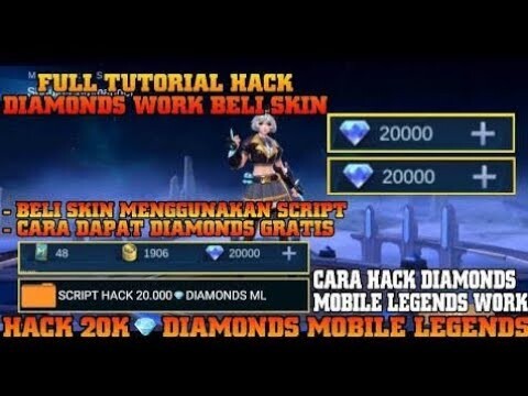 20,000 DIAMONDS MOBILE LEGENDS SCRIPT REVEALED?! | IS DIAMOND SCRIPT WORKING?! | GIVEAWAYS