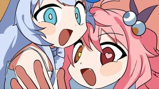 双倍快乐💗耳朵怀孕💗天天国地狱国【早稻叽×艾尔莎】