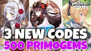 Guaranteed 500 PRIMOGEMS! 3 NEW CODES + 6 Active CODES | Genshin Impact Gift CODES March 2021