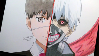 คาเนกิ เคน จาก Tokyo Ghoul วาดความเร็ว