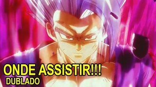 ONDE ASSISTIR DUBLADO! Dragon Ball Super Super Hero HD Filme 2022 DUBLADO FULL HD PT BR #dbsmovie