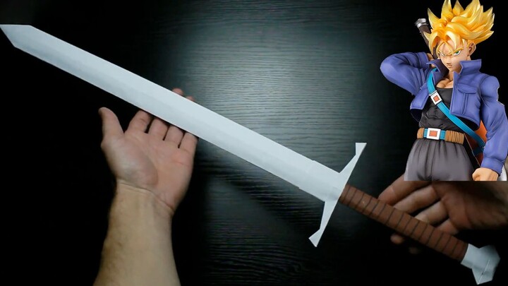 Trunks kills everyone with it! YouTube origami master teaches you how to make the Sword of Hope!