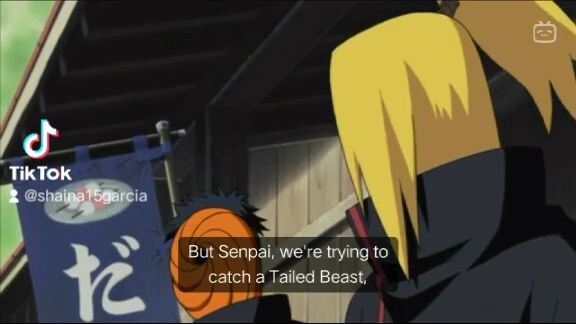 tobi and deidara funny moment