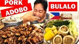 PORK ADOBO!!! BULALO!!! MUKBANG. Filipino Food.