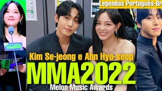 KIM SE-JEONG E AHN HYO-SEOP NO MMA2022 |Casal de "Pretendente Surpresa" se reencontram novamente