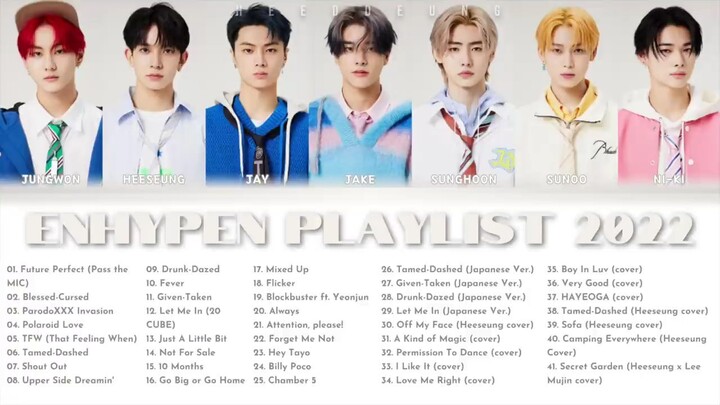 enhypen playlist 2022