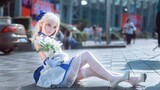 [Beautiful girl cos] The peerless beauty of Miss Saber's backlit by Fgo fans