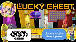 LUCKY CHEST - CHOOSE COLOR AND WIN 1 CHEST OF GEMS IN SKY BLOCK (BlockMan Go:Blocky Mods)