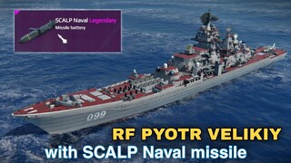 Modern Warships: RF TARK PYOTR VELIKIY with Scalp Naval missile. Alpha server.