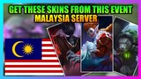 Latest Event in Malaysia Server Mobile Legends | MPL MYSG Server | New Free Skin VPN Event