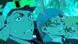 Cyberpunk spin-off animation, this is not the "famous V"... The first episode plot and details