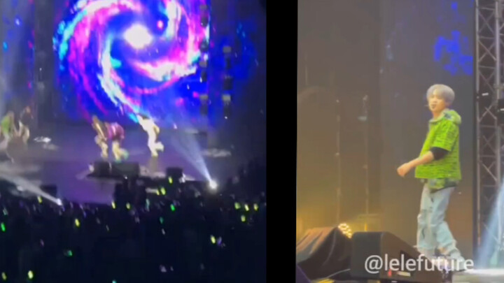 Chen Le: Come on, you come up and sing while I go down—haha, this female fan’s scream is hilarious, 