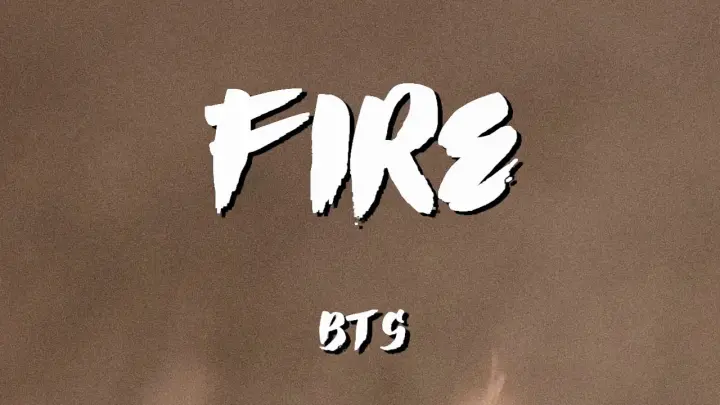 BTS Fire Lyrics