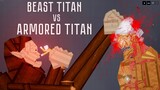 BEAST Titan punishes Armored Titan│PEOPLE PLAYGROUND