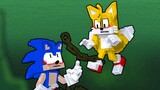 Sonic saves Tails - Good Ending - FNF Minecraft Animation - Animated