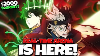 REAL TIME PVP IS HERE ON GLOBAL, WHAT?!? I'M ENTERING A $2000 BCM TOURNAMENT! - Black Clover Mobile