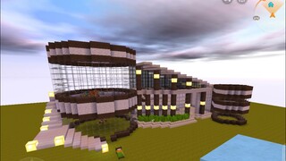 Cách xây nhà hiện đại (nhà 7) #MiniWorld