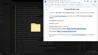 (CoursesBetter.com) Niko Velikov – The Targeting Academy