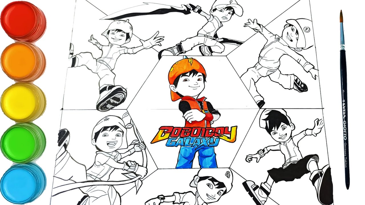 Cách Vẽ Boboiboy Phim Hoạt Hình Boboiboy  Siêu Nhân Bút Chì Hướng Dẫn Vẽ  Tập 7  YouTube