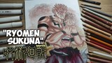 Speed Drawing - Ryomen Sukuna [Jujutsu Kaisen] | Menggambar Ryomen Sukuna [Jujutsu Kaisen]