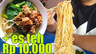 Gila ! Enak parah ! Wajib coba Mie Ayam Rp 10.000 Porsi Jumbo udah sama Es teh, Samsung Vlog