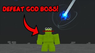 How to FIND AND DEFEAT GOD BOSS Event!! | OPM Saitamania Roblox