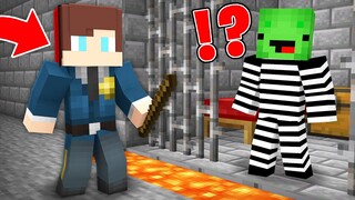 JJ Made A SUPER HARD PRISON For MIKEY in Minecraft Maizen