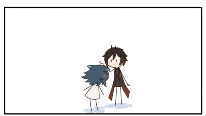 [Genshin Impact] Daily life of Xiaobao and Zhongli