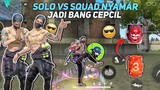 SOLO VS SQUAD NYAMAR JADI BANG CEPCIL 😂 MUSUH BINGUNG KARENA GUA GOCEKIN 😂 - FREE FIRE INDONESIA