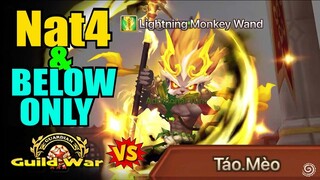 We use ONLY NAT4's and Below Teams VS Tao Meo in this  Guardian Guild War!!! XD - Summoners War