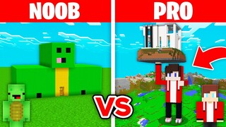 JJ PRO vs Mikey NOOB COMPETE in BUILDINGS in Minecraft Maizen