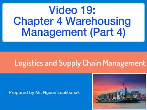 ជំពូកទី៤ ការគ្រប់គ្រងឃ្លាំង (ផ្នែកទី៤)