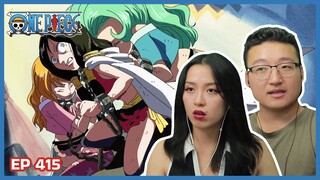 BOA SISTERS BACKSTORY 😭 THIS IS F**KED UP!!! | One Piece Episode 415 Couples Reaction & Discussion