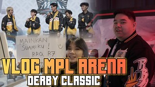 AKHIRNYA NAIK STAGE MPL LAGI !! | NONTON LANGSUNG DERBY CLASSIC DI MPL ARENA #MLBB #R7 #RRQ #MPLS13