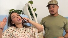 Woman joked about being pregnant with a soldier