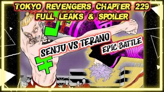TOKYO REVENGERS CHAPTER 229 - SENJU VS TERANO EPIC BATTLE - full leaks & spoiler