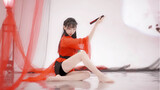 A girl dancing with "Hua Jian Jiu"