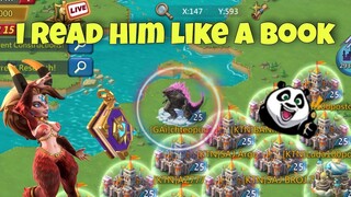Lords Mobile - They didnt expect that. Another trap was smashed. 200 IQ rally