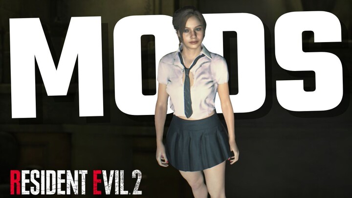 Claire College Outfit Mod Showcase - Resident Evil 2 Remake PC Gameplay