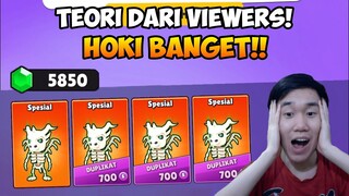 GACHA SKIN SPECIAL SKELETAL DRAGON PAKE TEORI DARI VIEWERS! HOKI BANGET!! - Stumble Guys