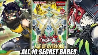 Yu-Gi-Oh! Age Of Overlord All 10 Secret Rares