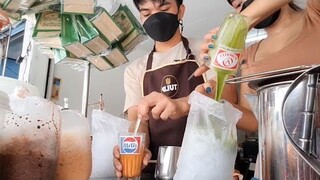 ชาดำเย็น ชาเขียวมะนาว แดงโซดามะนาวเปรี้ยวๆซ่าของแม่ค้าเอง/เข้มกว่านี้ไม่อีกแล้วค่ะ