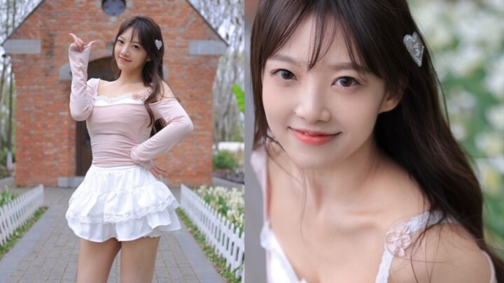 [Xiaoba] A pure senior girl in a white skirt kisses Mr.chu from spring