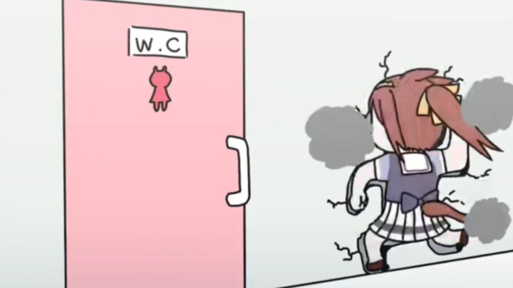 Ready-made meat|[ Uma Musume: Pretty Derby Four-frame comic animation] Sakura Explodes King Explodes